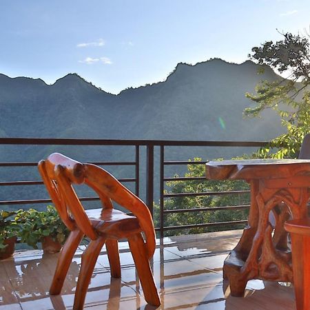 Overlooking The Rice Terraces Banaue Exterior photo