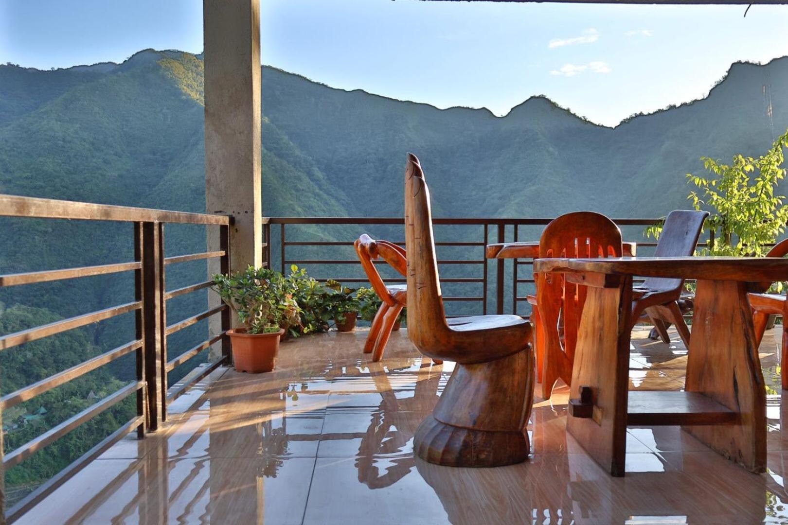 Overlooking The Rice Terraces Banaue Exterior photo