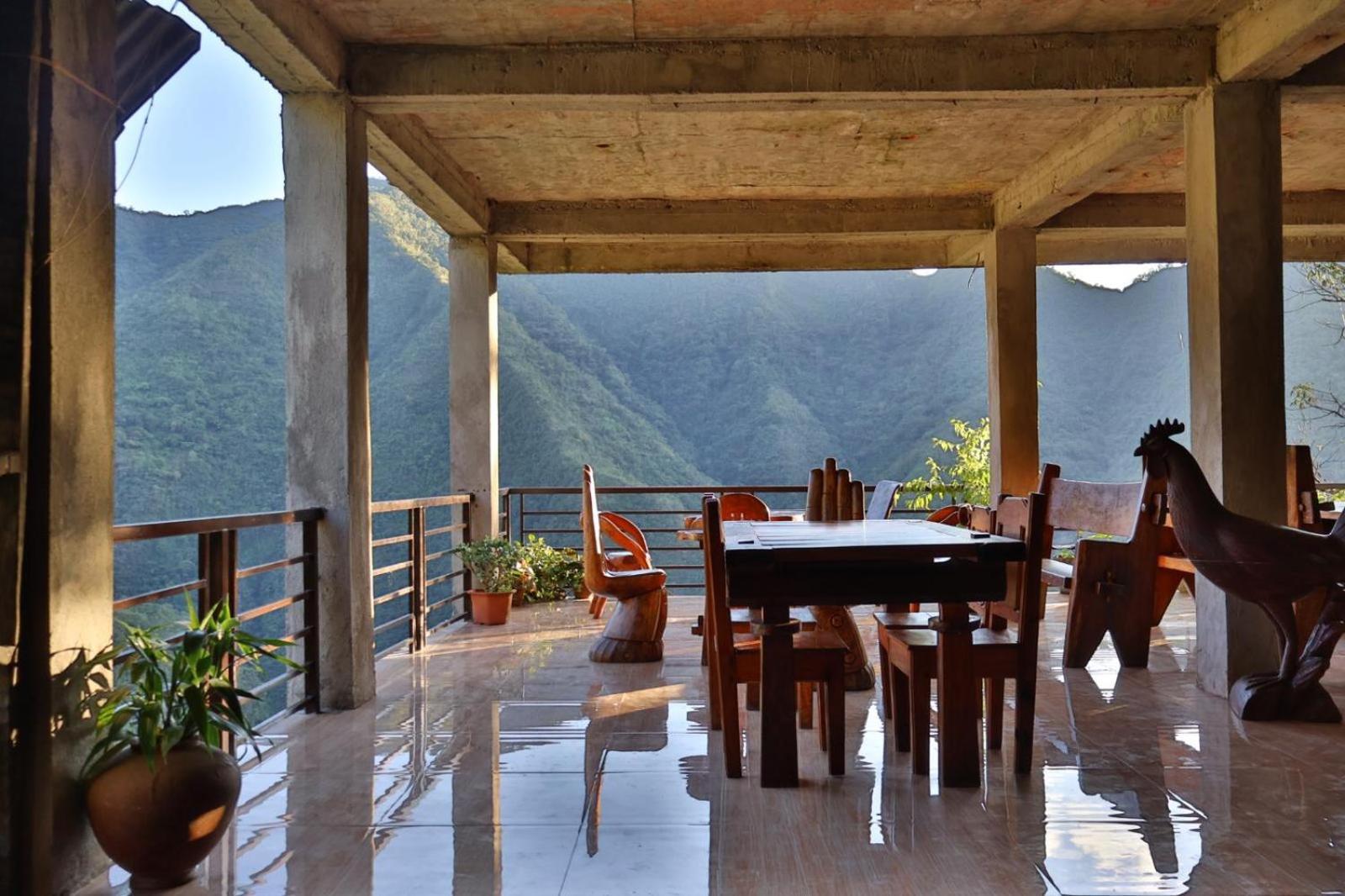 Overlooking The Rice Terraces Banaue Exterior photo