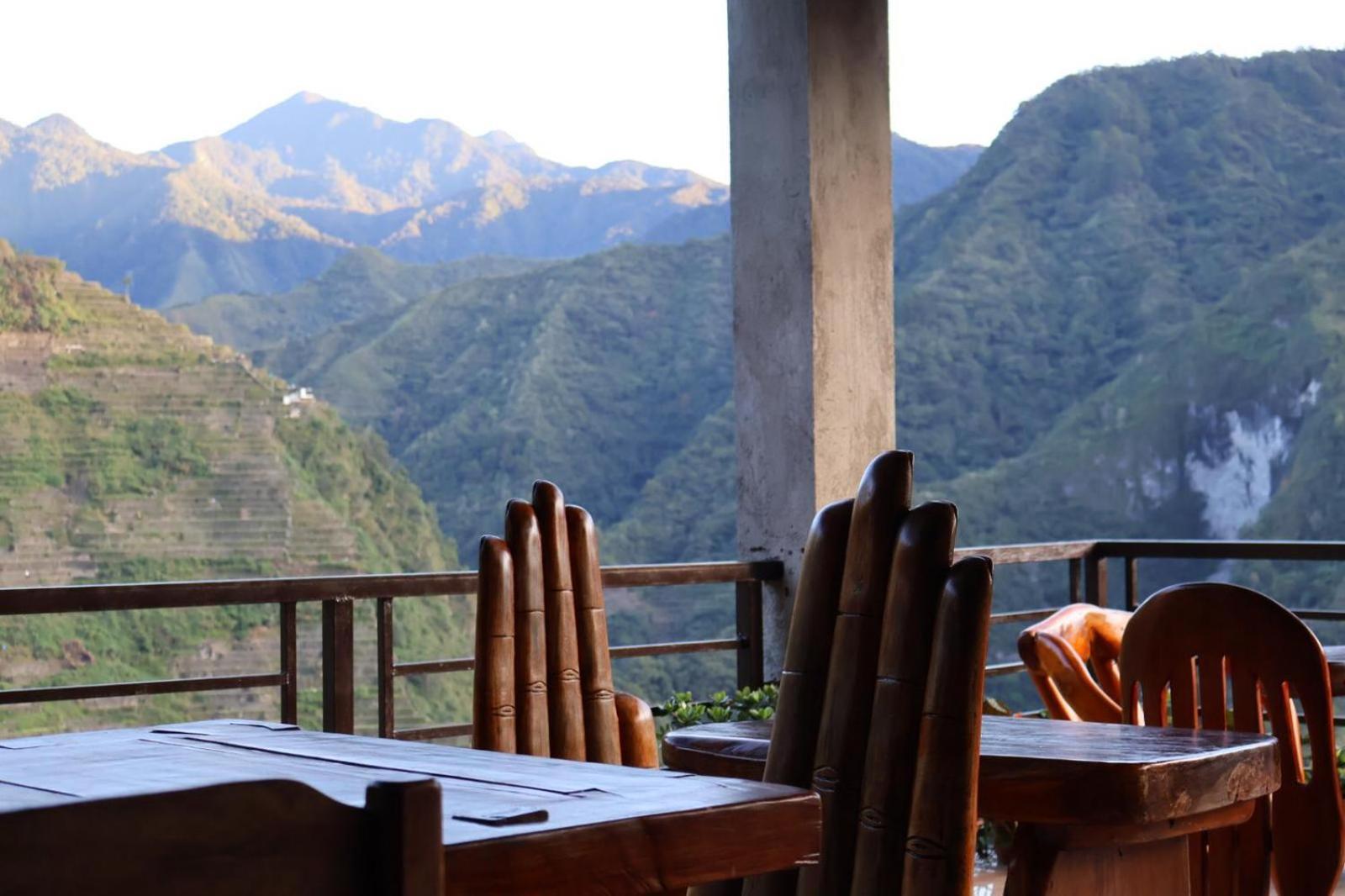 Overlooking The Rice Terraces Banaue Exterior photo